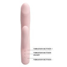 Party Up DAVE USB Rechargeable Rabbit Vibrator - Rabbit Vibrators