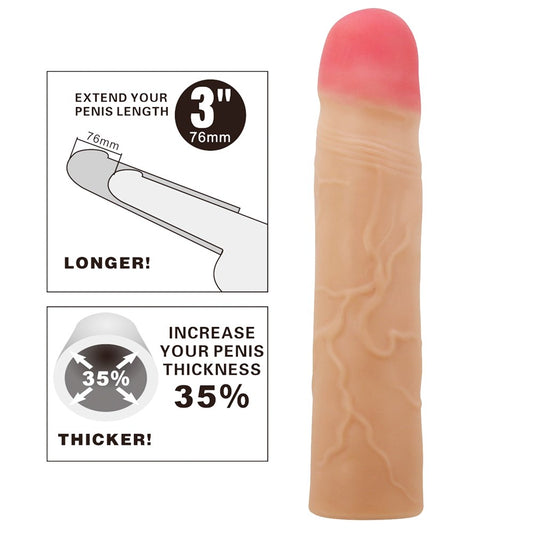 Party Up PHILIP 3 Inch Penis Extender Sleeve
