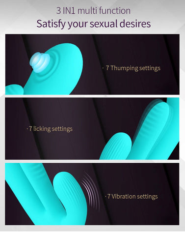 ANDY Function Vibrator Rabbit Vibrator by Party Up - Rabbit Vibrators
