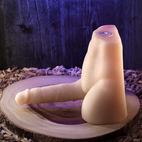 Evolved EASY RIDER LIGHT Male Torso with Penis Dildo - Vibrating Dildos