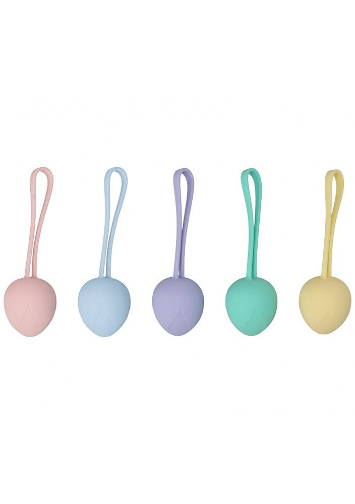 Shots Toys LOVELINE PelviFit Coloured Kegel Kit - Love Eggs and Kegel Exercisers