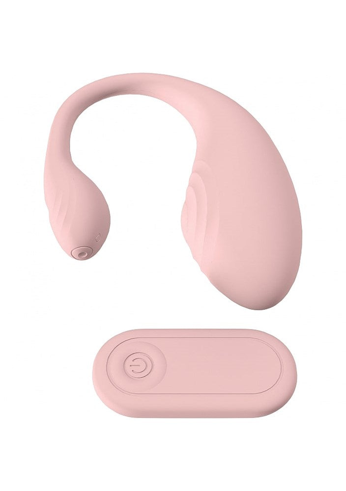 Shots Toys LOVELINE Wave C-Shaped Vibrator with Remote - G-Spot Vibrators