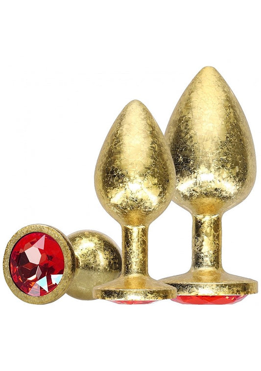 OUCH! Milan Collection Metal Anal Plug Set Butt Plugs - Butt Plugs