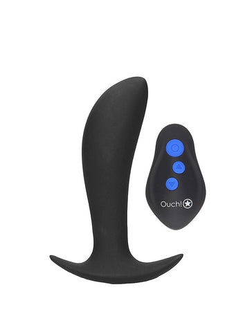 OUCH! e-Stim & Vibrating Butt Plug by Shots Toys - Butt Plugs