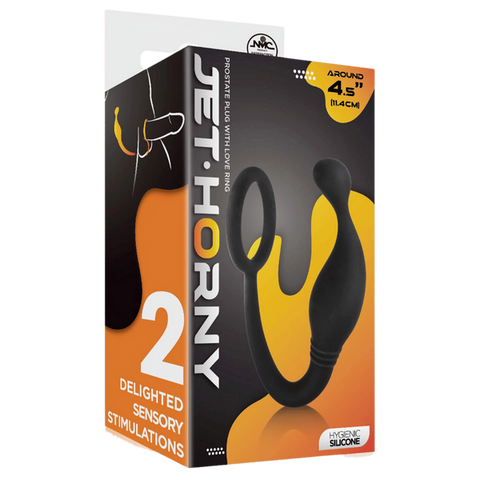 Prostate Plug with Love Ring 4.5" by NANMA Corporation - Prostate Toys