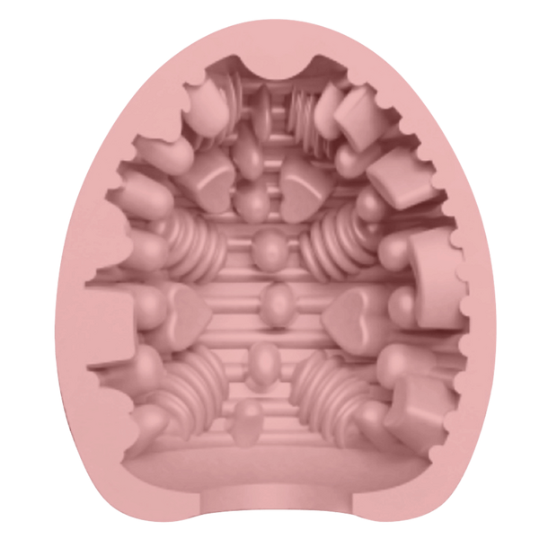 Pretty Love Pleasure Egg Ribbed Textured Male Masturbator - Masturbators and Strokers