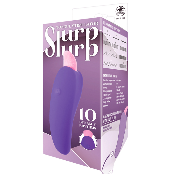 Excellent Power Slurp Slurp Adult Tongue Stimulator - Finger and Tongue Vibrators