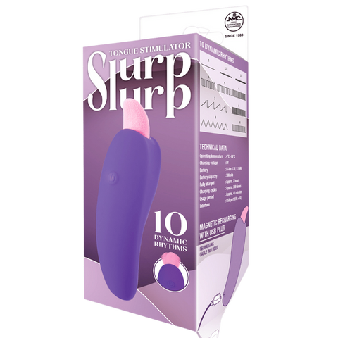 Slurp Tongue Stimulator Finger Vibrator - Finger and Tongue Vibrators