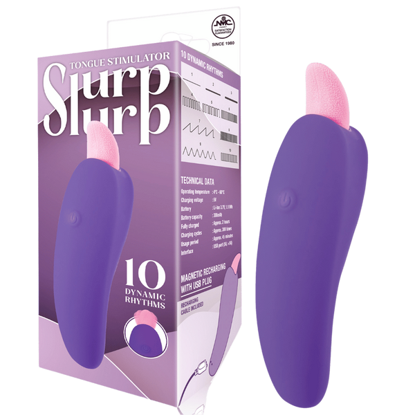 Excellent Power Slurp Slurp Adult Tongue Stimulator - Finger and Tongue Vibrators