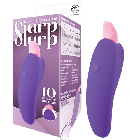 Slurp Tongue Stimulator Finger Vibrator - Finger and Tongue Vibrators