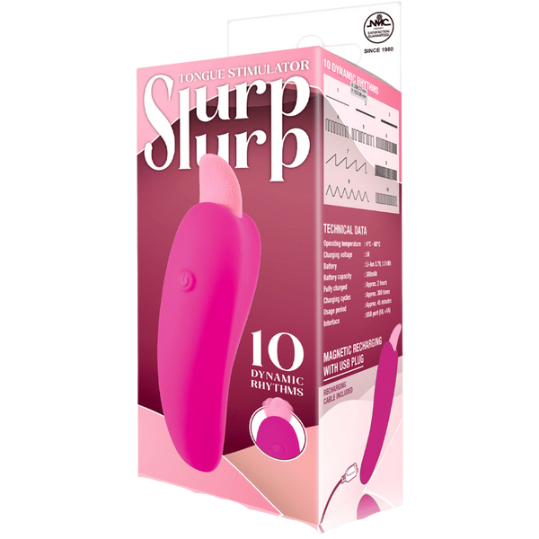 Excellent Power Slurp Slurp Adult Tongue Stimulator - Finger and Tongue Vibrators
