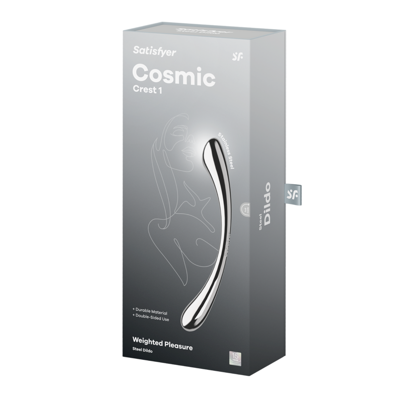 Cosmic Crest 1 High Quality Metal Dildo by Satisfyer - Steel Sex Toys