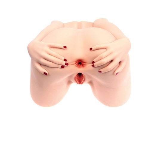 Naked Factory Spread Me Pussy and Anal Masturbator Monica