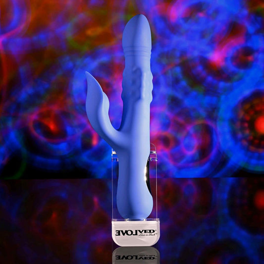Evolved POP GOES THE O & Bulging Rabbit Vibrator - Rabbit Vibrators