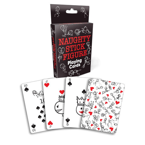Naughty Stick Figure Playing Cards Novelty Playing Cards - Sex Games, Coupons and Tricks