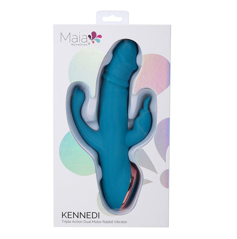 Maia KENNEDI USB Rechargeable Triple Stimulating Vibrator - Rabbit Vibrators