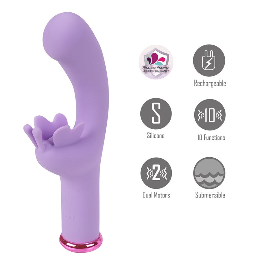 Maia MYLA USB Rechargeable Butterfly Vibrator - Rabbit Vibrators