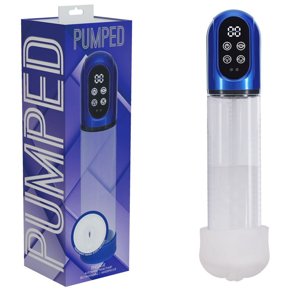 Shots Toys PUMPED Engage Automatic Mens Penis Pump - Penis Pumps And Stretchers