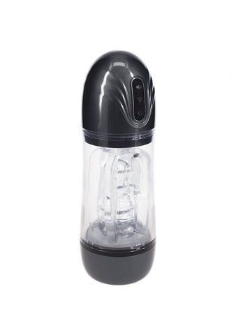 PUMPED SonicPull Gunmetal Sucking And Auto Masturbator - Masturbators and Strokers