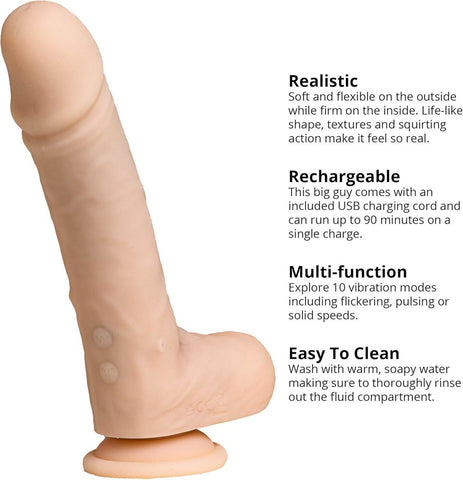 The Money Shot Squirter Realistic Dong by Adam & Eve - Realistic Dildos