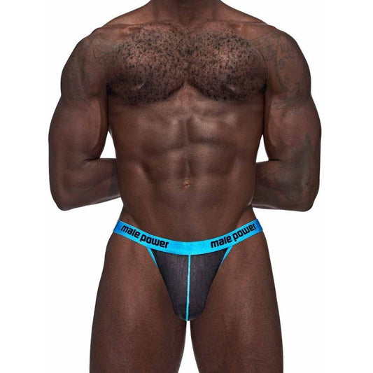 Male Power Casanova Uplift Micro Male Thong Black L/XL