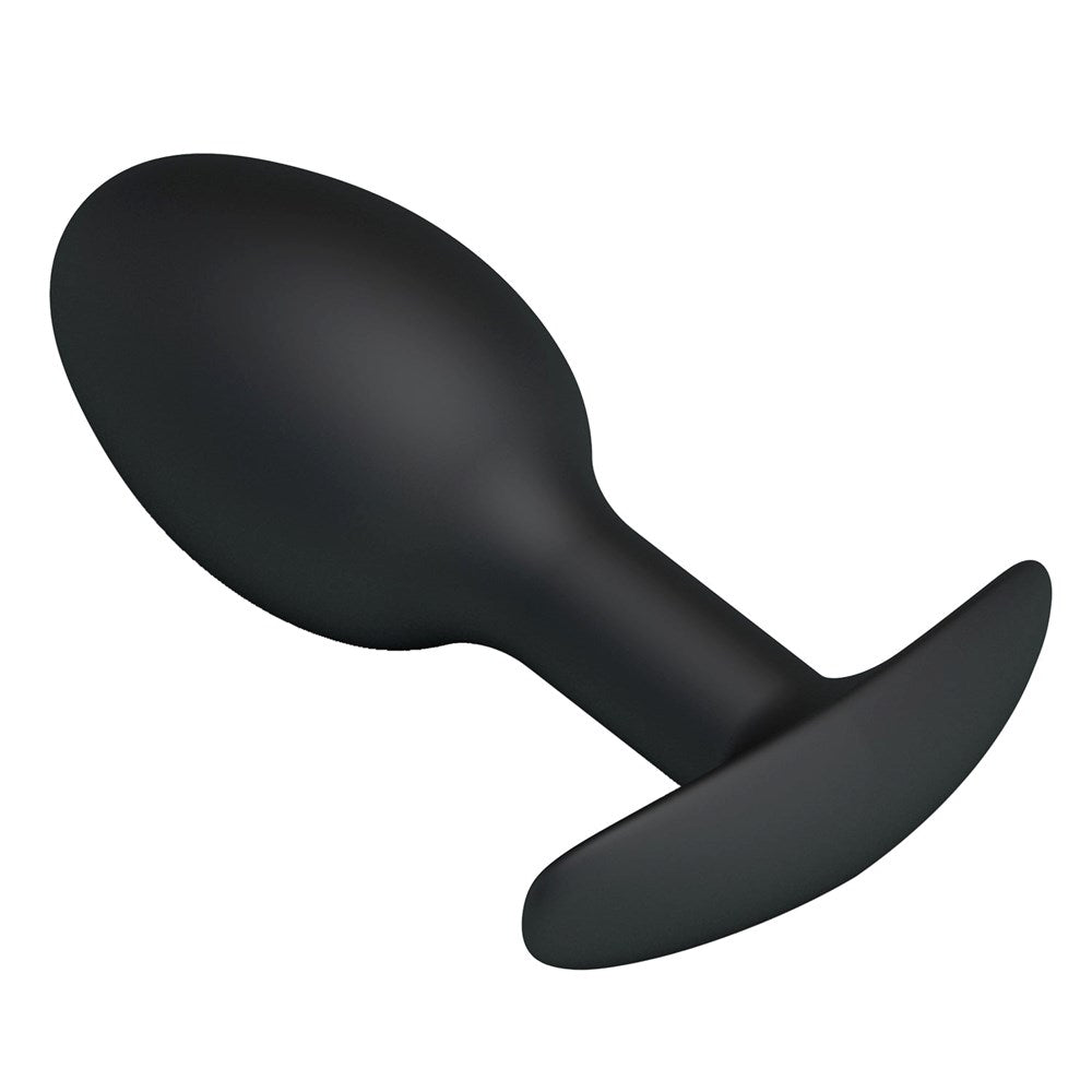 Pretty Love Silicone Anal Balls Butt Plug Black - Butt Plugs