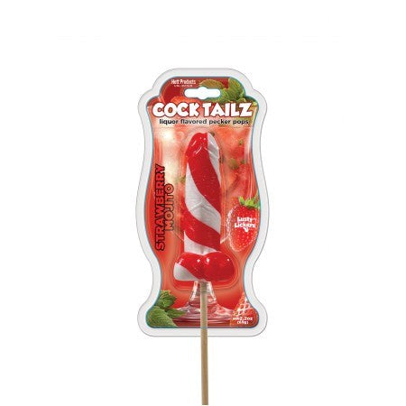 Hott Products Cocktailz Strawberry Mojito Pecker Pop - Party Gifts and Novelties