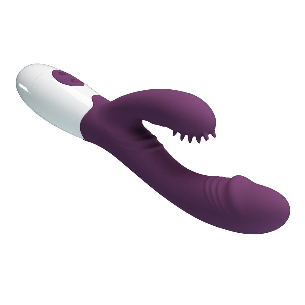 Pretty Love Andre Silicone Dual Rabbit Stimulator - Rabbit Vibrators