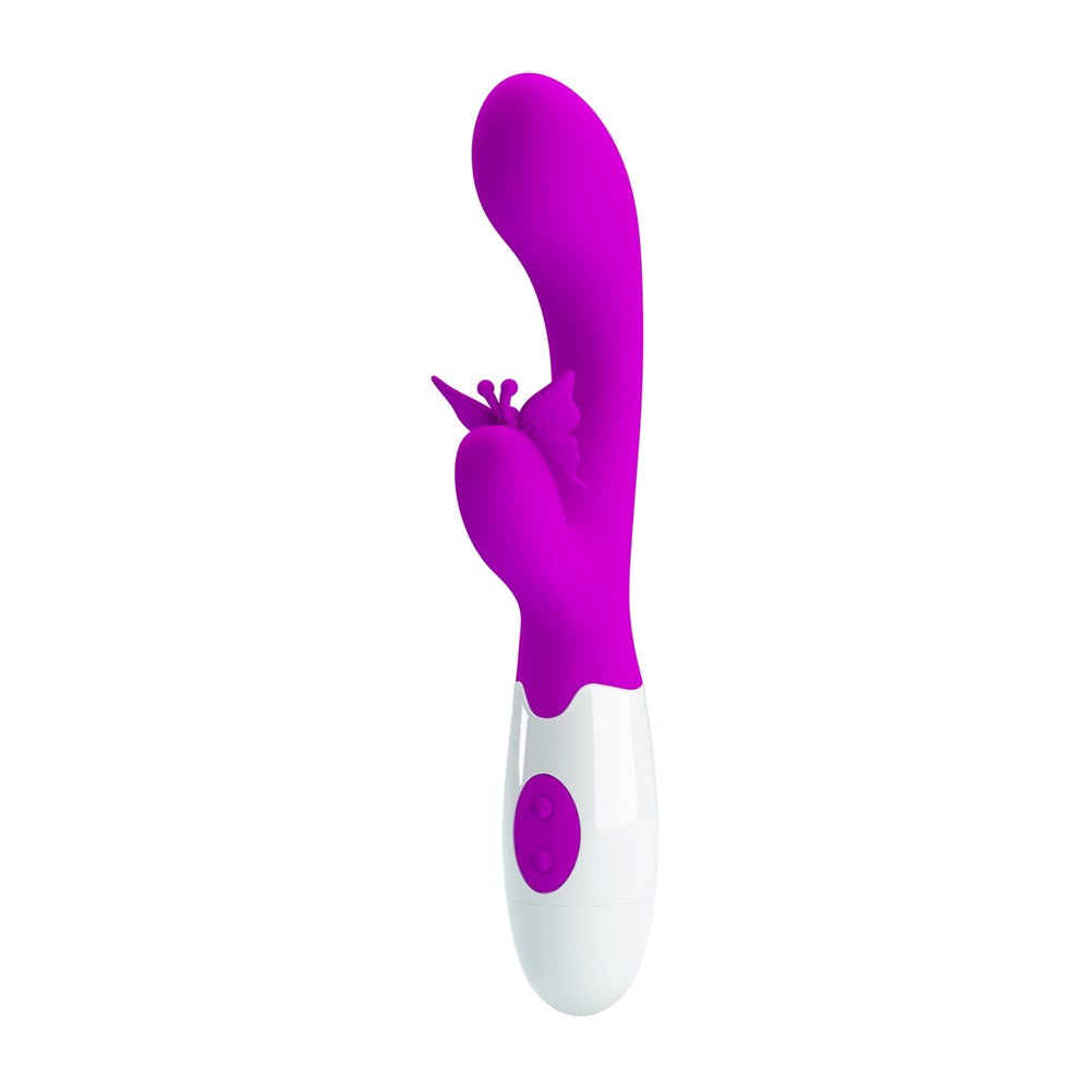 Pretty Love Butterfly Kiss 30 Functions Rabbit Vibrator - Rabbit Vibrators