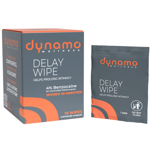 Delay Wipe 36 Wipes Delay Spray by Screaming O - Delay and Excite Sprays