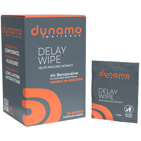 Delay Wipe 36 Wipes Delay Spray by Screaming O - Delay and Excite Sprays