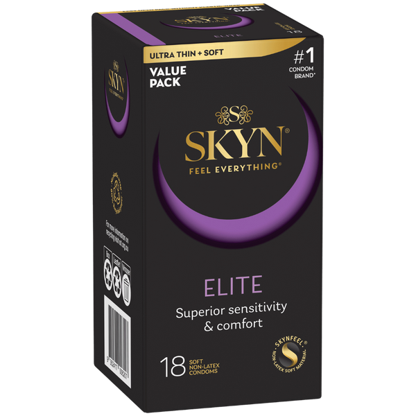 Ansell Elite 18's Soft and Non Latext Condoms - Condoms