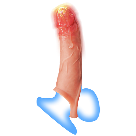 Vibe Wear App Control Male Penis Sleeve by Amovibe - Pumps, Extenders and Sleeves