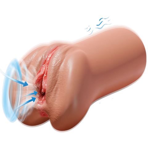 Dory Sucking & Vibrating Pussy Stroker by Amovibe - Realistic Butts And Vaginas