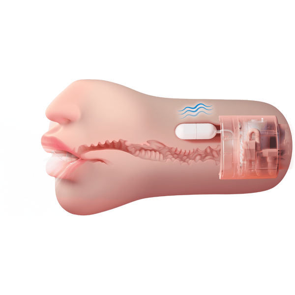 Amovibe Suction Kiss Sucking & Vibrating Mouth Strokers - Realistic Butts And Vaginas