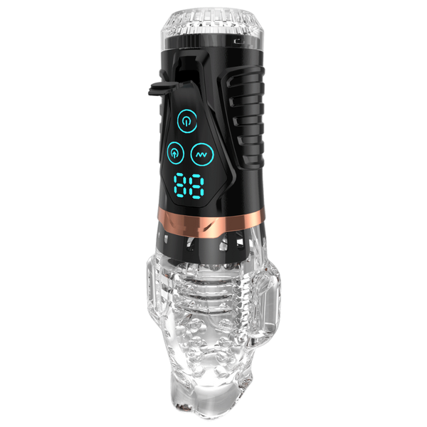 Amovibe Alpha Sucking & Vibrating Male Masturbator - Masturbators and Strokers