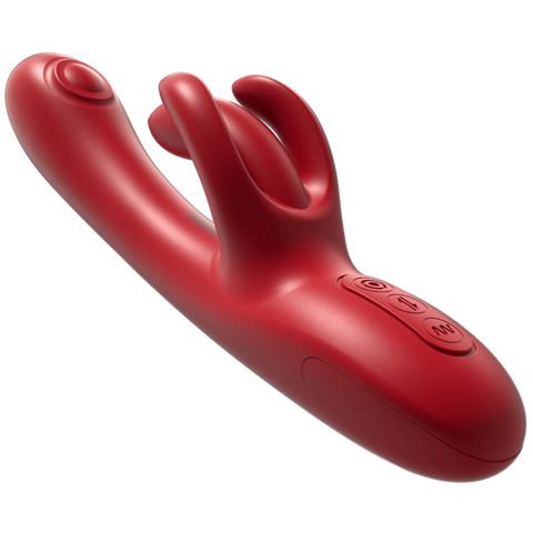 Trio Bliss Tapping Vibrator by Amovibe - Rabbit Vibrators