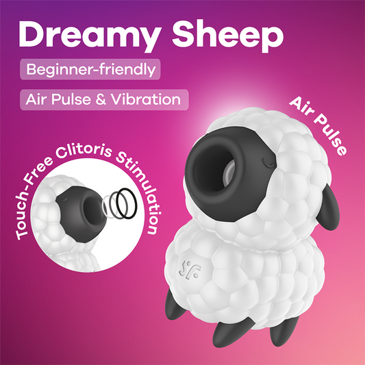 Satisfyer Dreamy Sheep Vibrating Air Pulse Stimulator