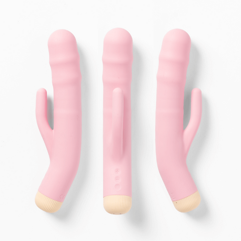 DeeDee USB Rechargeable Thrusting Rabbit Vibrator - Rabbit Vibrators