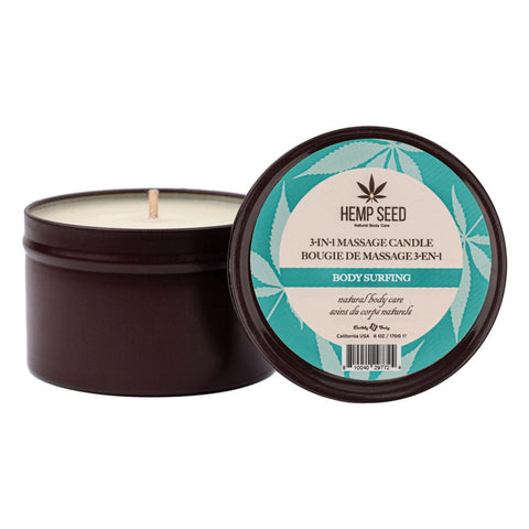 Hemp Seed 3 In 1 Scented Massage Candle 170 G - Sex Pheromones and Perfumes