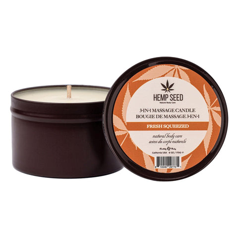 Hemp Seed 3 In 1 Scented Massage Candle 170 G - Sex Pheromones and Perfumes