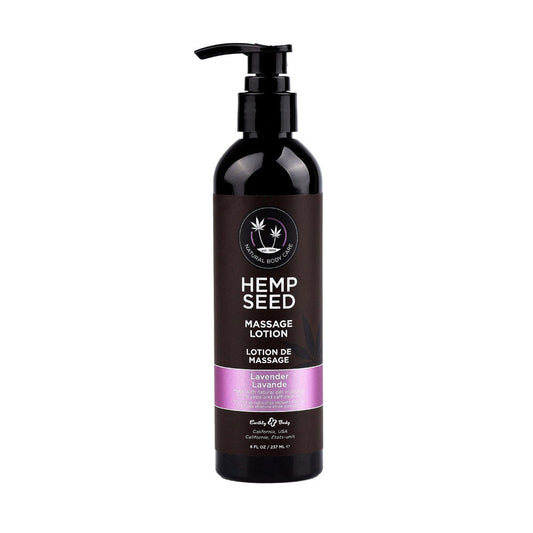 Earthly Body Hemp Seed Scented Massage Lotion 237 ml