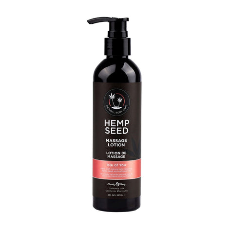 Hemp Seed Scented Massage Lotion 237 ml by Earthly Body - Massage Oils and Lubricants