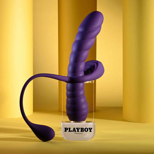 Playboy Pleasure TWISTED PLAYGROUND Vibrator and Cock Ring