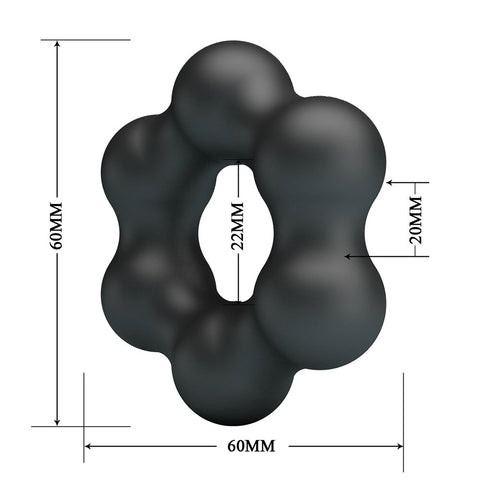 Super Soft Silicone Cockring Clauzell No.10 by Baile - Stretchy Cock Rings
