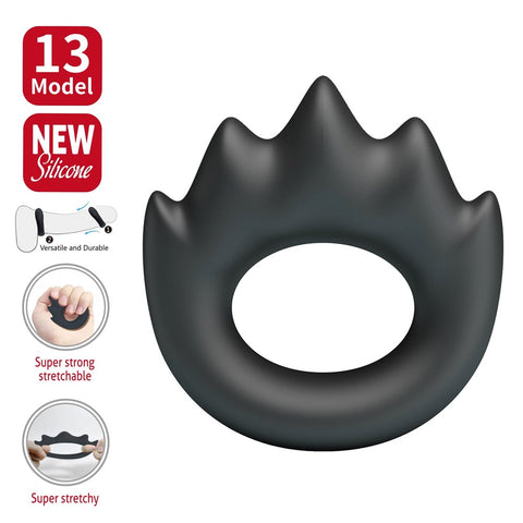 Super Soft Silicone Cockring Habert No.13 by Baile - Stretchy Cock Rings