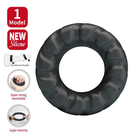 Super Soft Silicone Cockring Jeriko No.1 by Baile - Stretchy Cock Rings