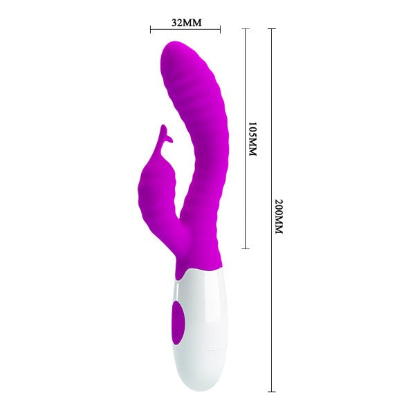 Hyman Multi Functions Thrusting Rabbit Vibrator by Baile - Rabbit Vibrators