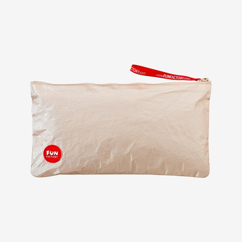 Discreet Adult Toybag Gold M by Fun Factory - Vibrator Accessories