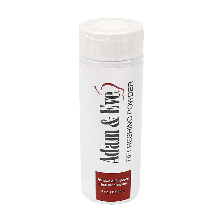 Adam & Eve Refreshing Powder for Realistic Toys 120 ml - Adult Toy Cleaner